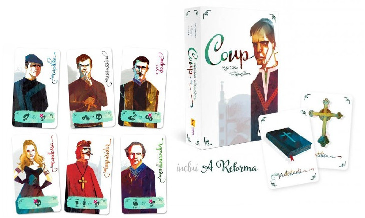 Coup 2ªedição - Inclui A Reforma - Jogo De Cartas Português