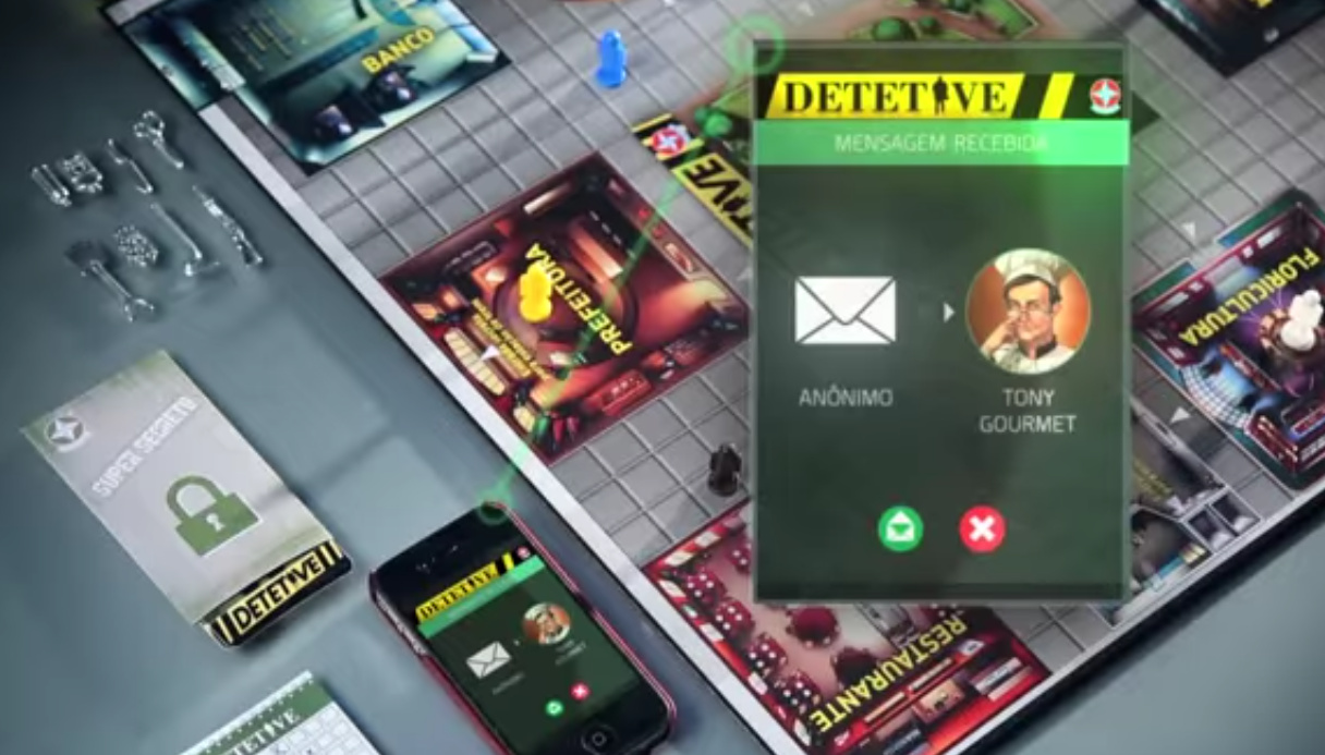 Jogo De Tabuleiro Detetive Com App De Realidade Aumentada