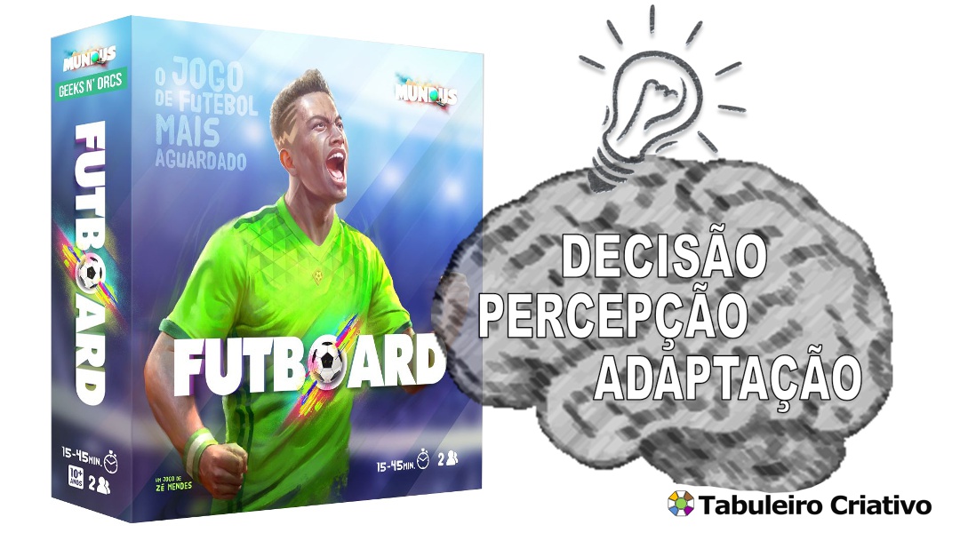 Imagem ilustrativa das habilidades exercitadas durante o jogo Futboard