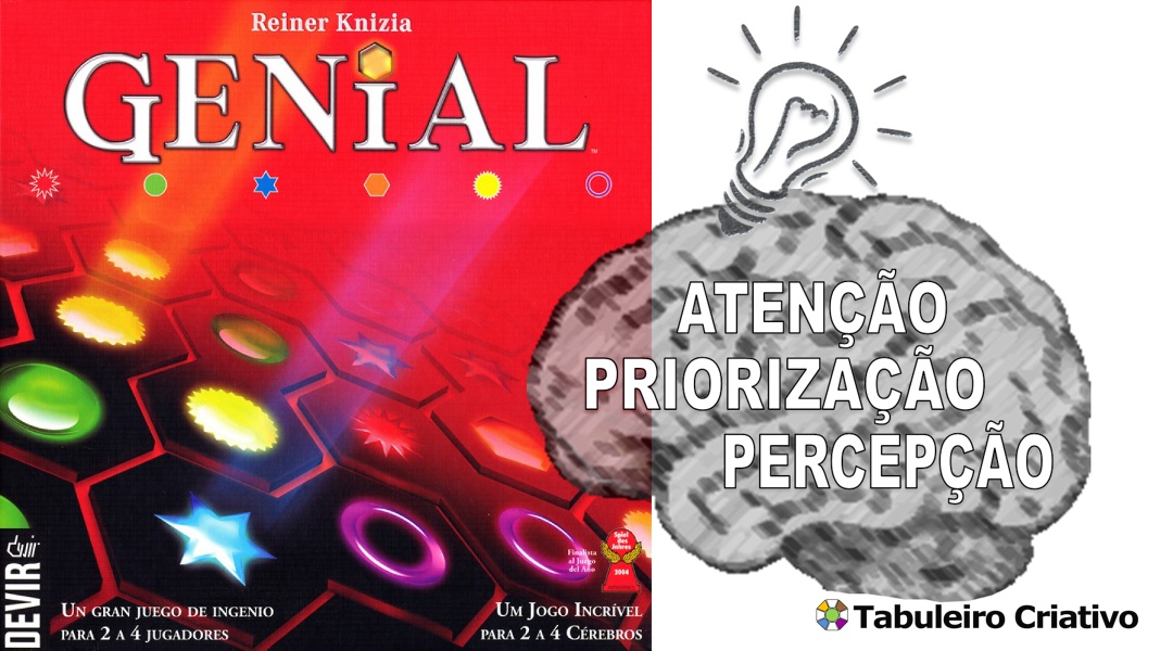 Imagem ilustrativa das habilidades exercitadas durante o jogo Genial