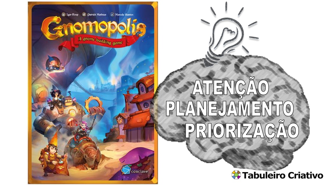 Imagem ilustrativa das habilidades exercitadas durante o jogo Gnomopolis