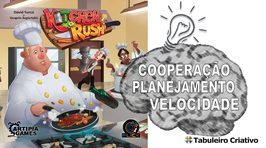 Imagem ilustrativa das habilidades exercitadas durante o jogo Kitchen Rush