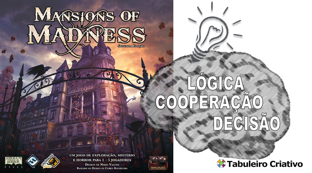 Imagem ilustrativa das habilidades exercitadas durante o jogo Mansions Of Madness Segunda Edicao 