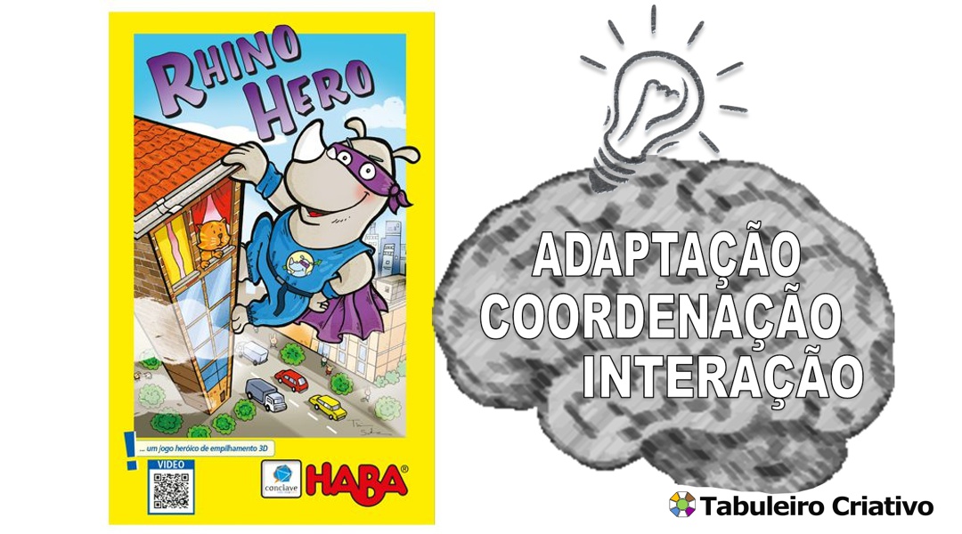 Imagem ilustrativa das habilidades exercitadas durante o jogo Rhino Hero