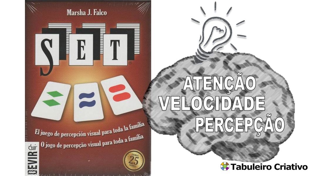 Imagem ilustrativa das habilidades exercitadas durante o jogo Set