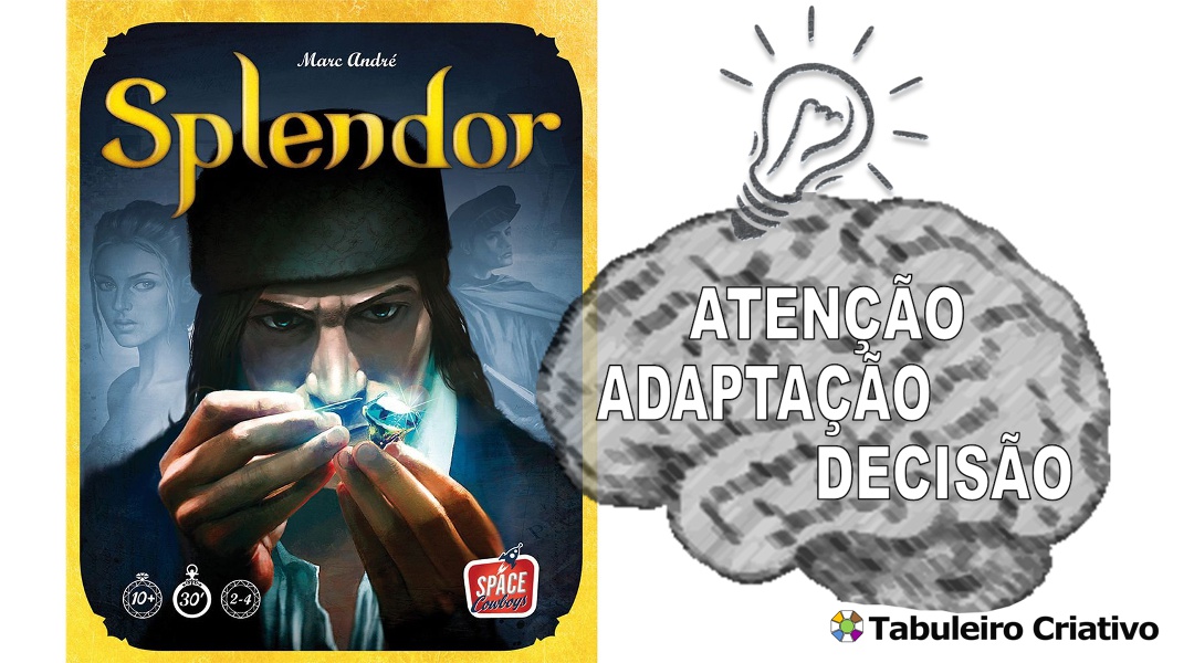 Imagem ilustrativa das habilidades exercitadas durante o jogo Splendor 