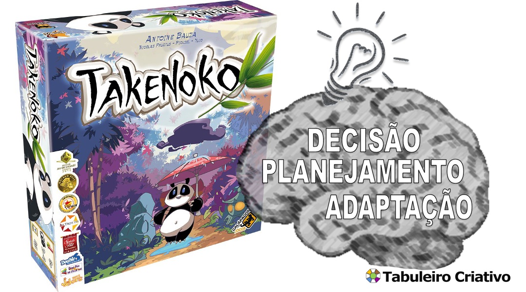 Imagem ilustrativa das habilidades exercitadas durante o jogo Takenoko