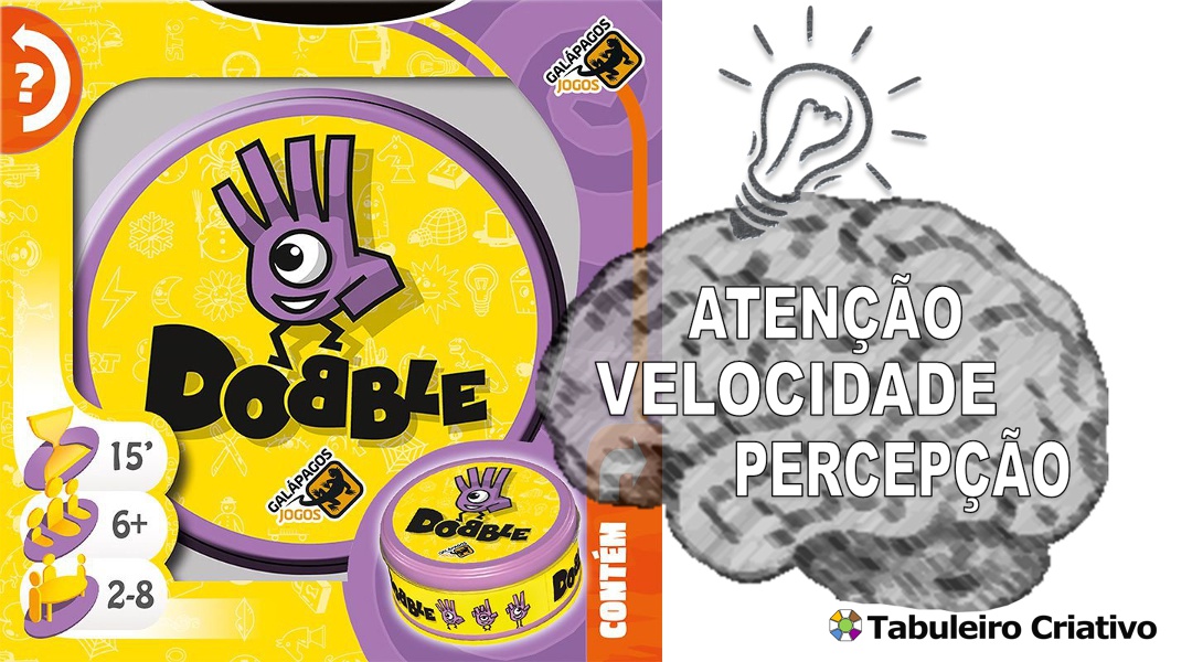 Imagem ilustrativa das habilidades exercitadas durante o jogo Dobble 