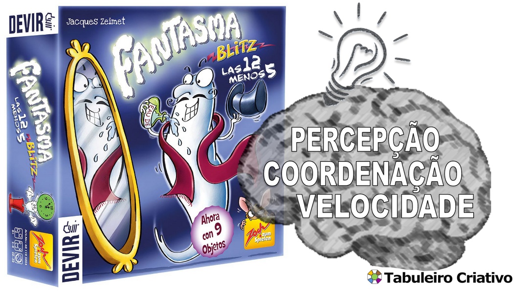 Imagem ilustrativa das habilidades exercitadas durante o jogo Fantasma Blitz 5 Para Meia Noite 