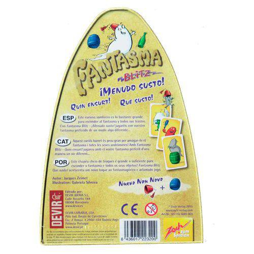 Devir Fantasma Blitz - Gioco Da Tavolo Di Carte E Riflessi Per Tutta La Famiglia, Da 2 Giocatori